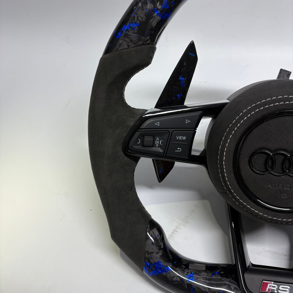 Customised Audi TT/R8 steering wheel