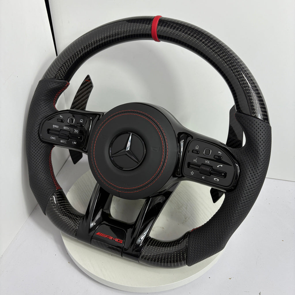 Customised Mercedes G-Class steering wheel
