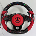 Customised Mercedes B-Class steering wheel
