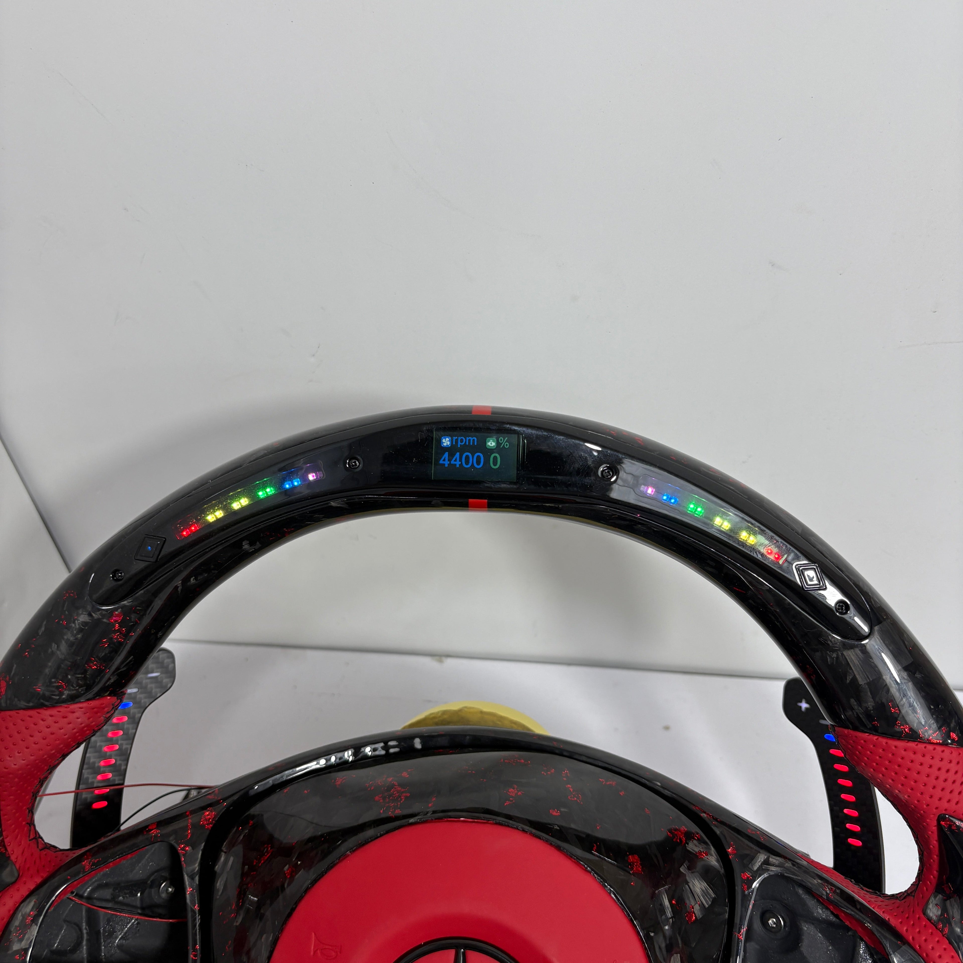Customised Mercedes B-Class steering wheel