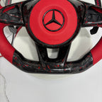 Customised Mercedes B-Class steering wheel