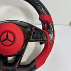 Customised Mercedes B-Class steering wheel