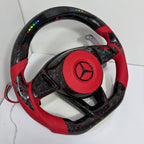 Customised Mercedes B-Class steering wheel