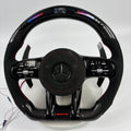 Customised Mercedes S-Class steering wheel
