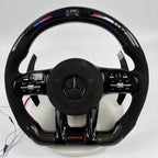 Customised Mercedes S-Class steering wheel