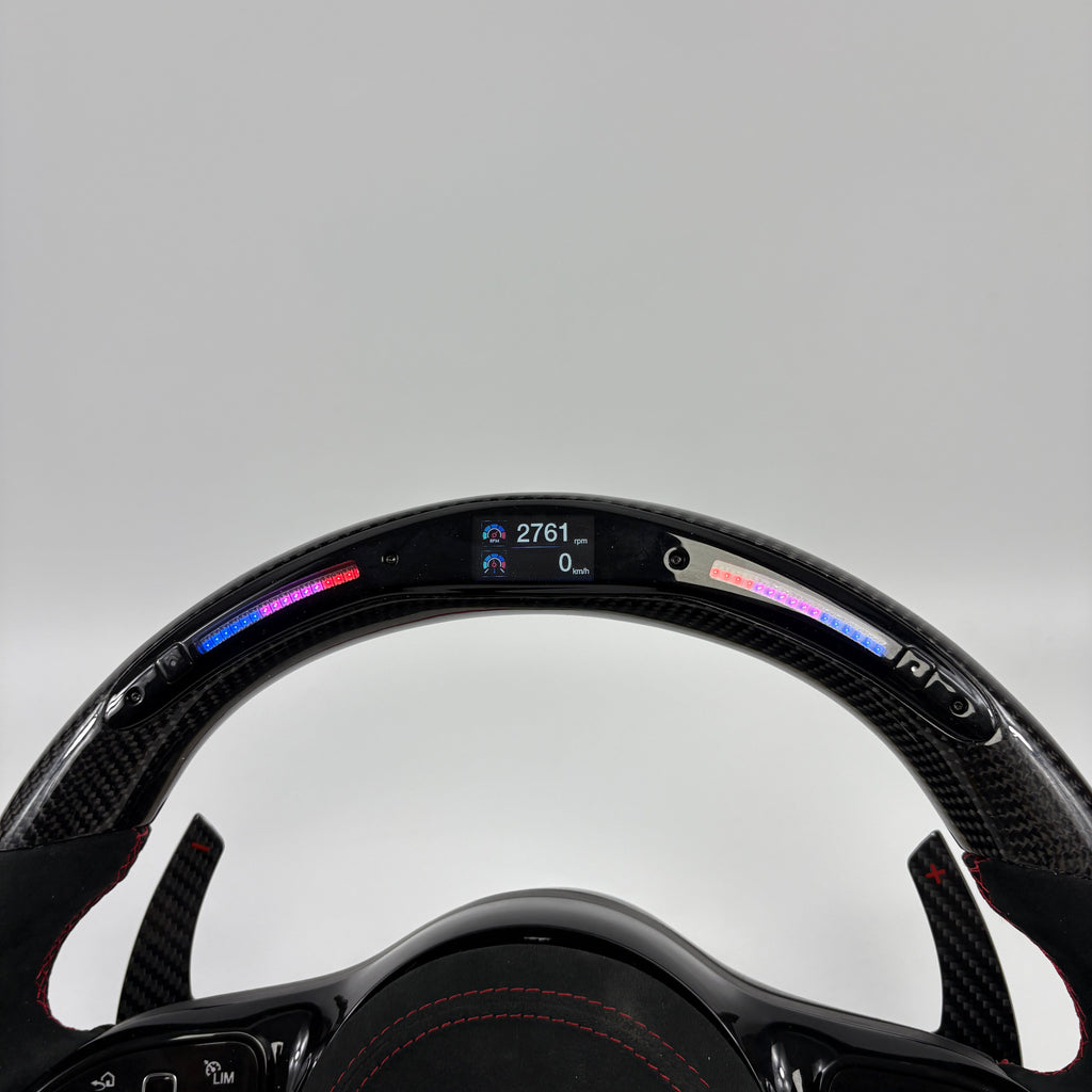 Customised Mercedes S-Class steering wheel