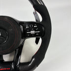 Customised Mercedes S-Class steering wheel