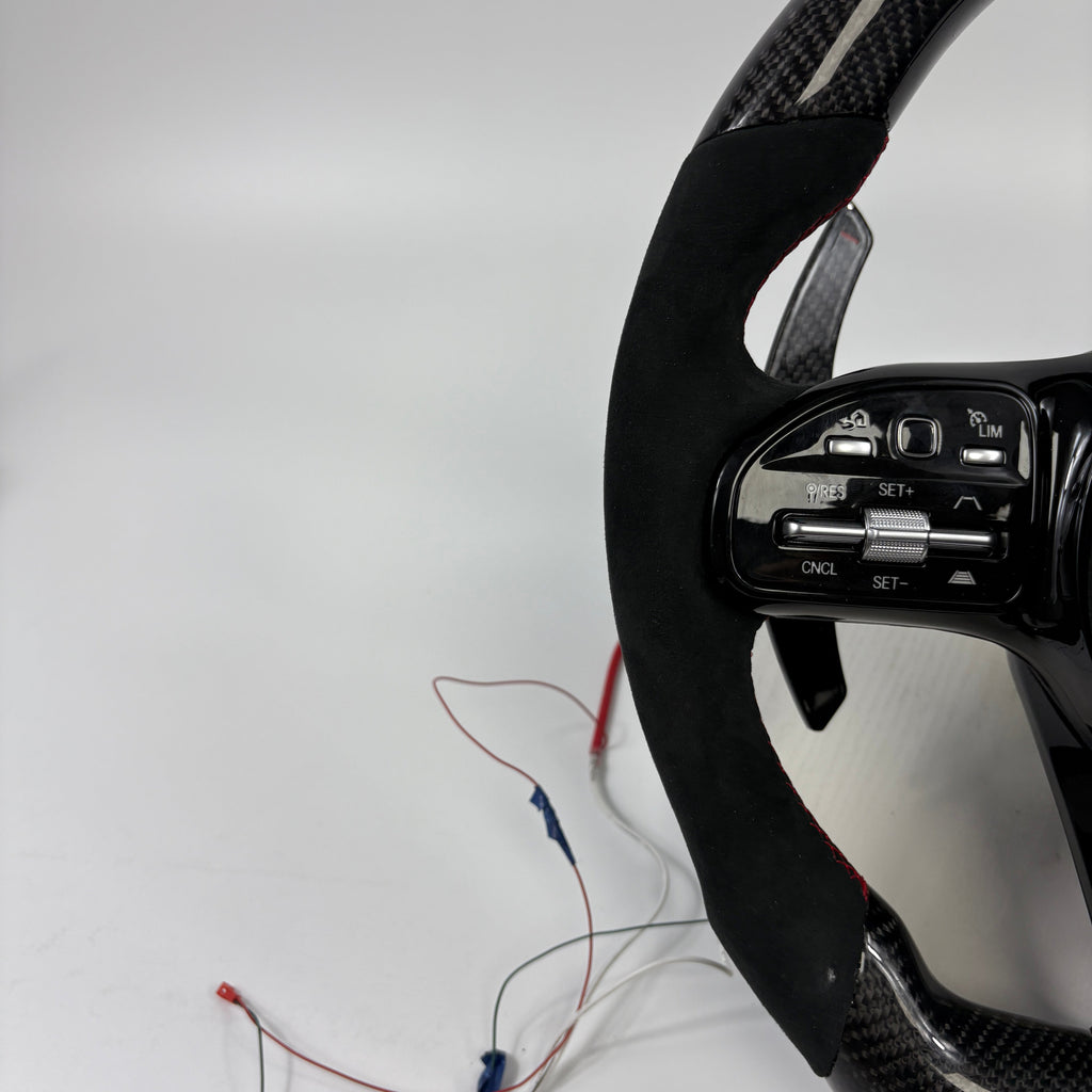 Customised Mercedes S-Class steering wheel