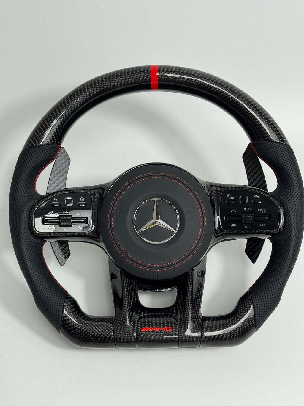 Customised Mercedes AMG GT steering wheel