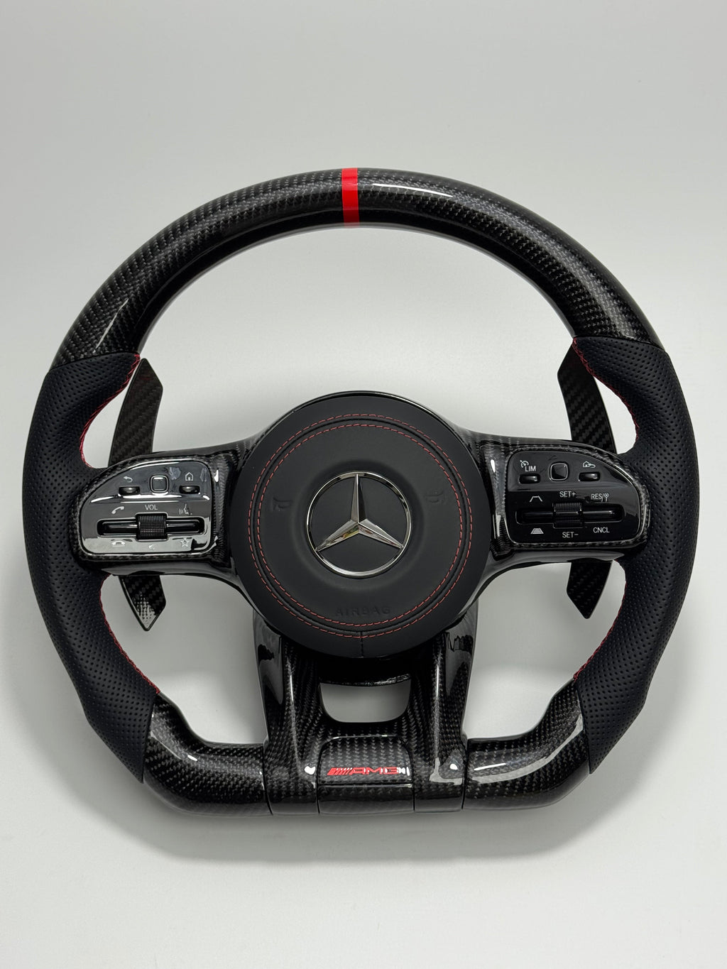 Customised Mercedes AMG GT steering wheel