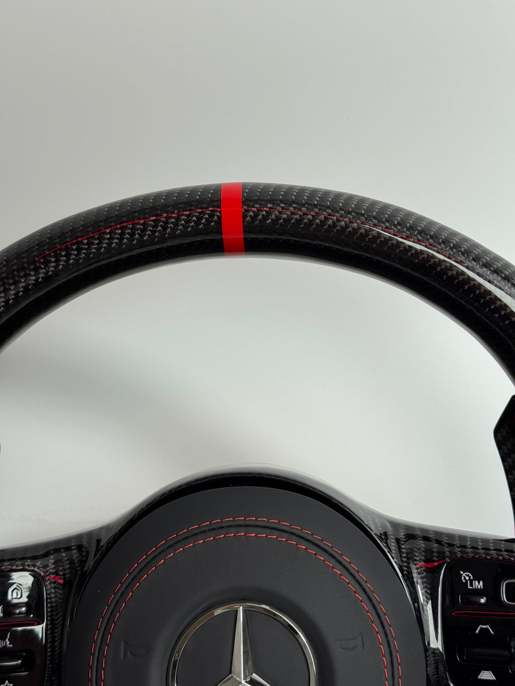 Customised Mercedes AMG GT steering wheel