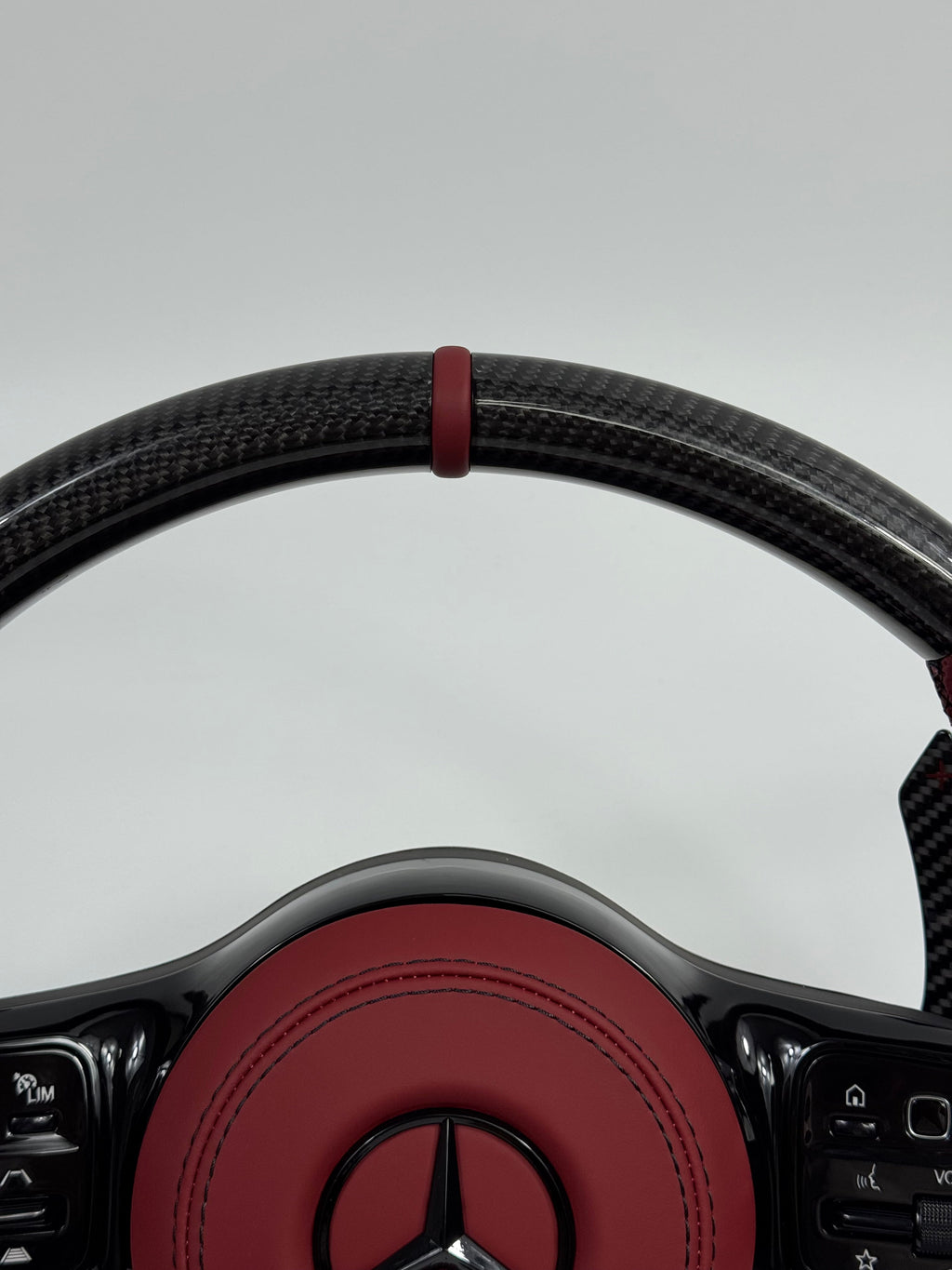 Customised Mercedes A-Class steering wheel