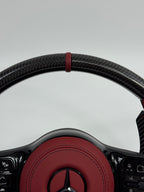 Customised Mercedes A-Class steering wheel