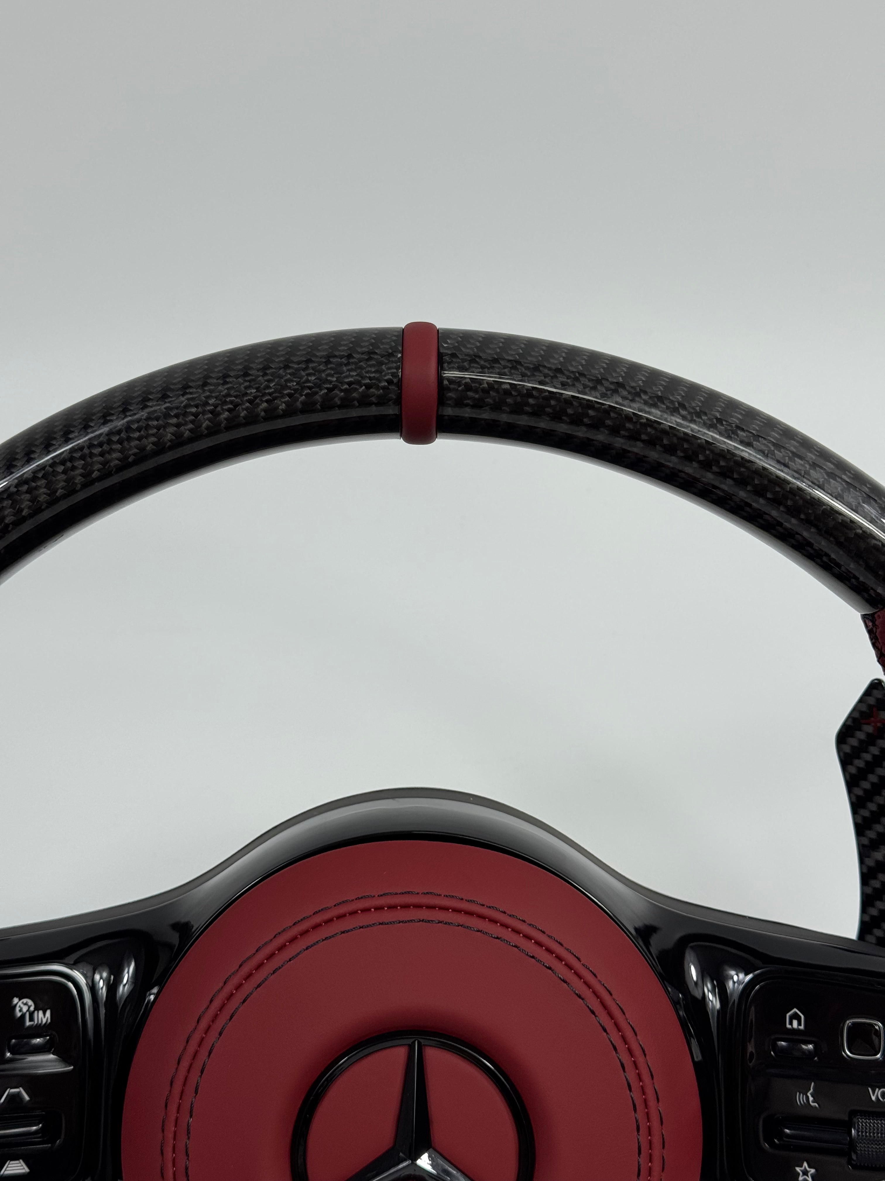 Customised Mercedes A-Class steering wheel