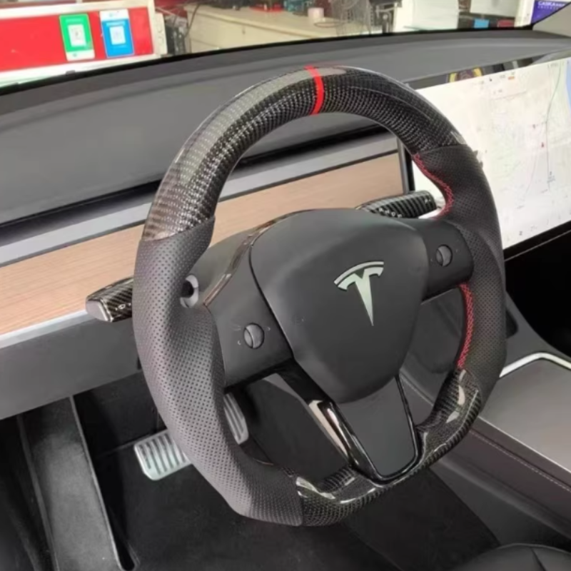 Custom Tesla Model S Steering Wheel